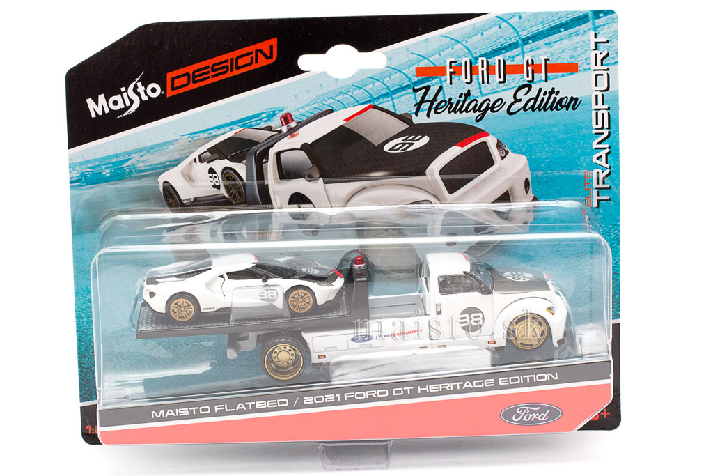 Maisto Flatbed/ 2021 Ford GT Heritage Edition