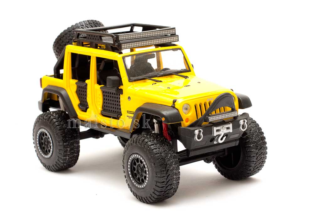 Jeep Wrangler Unlimited yellow
