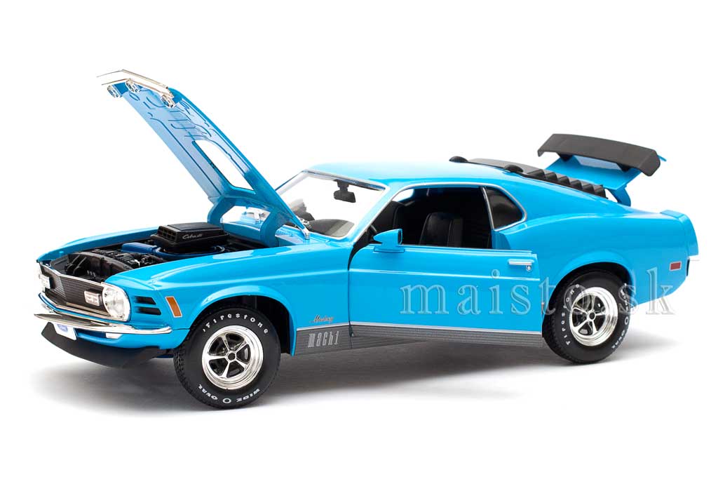 Ford Mustang Mach 1 blue